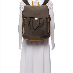 COPY - Olive brown Damier Geant nylon Louis Vuitton Pionnier backpack, good con…